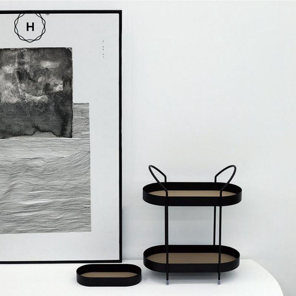 Homlly Stucco Table Display Vanity Keys Tray