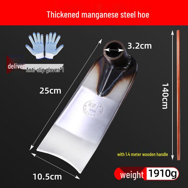 Manganese Steel Mattock Head for Gardening and Soil Loosening