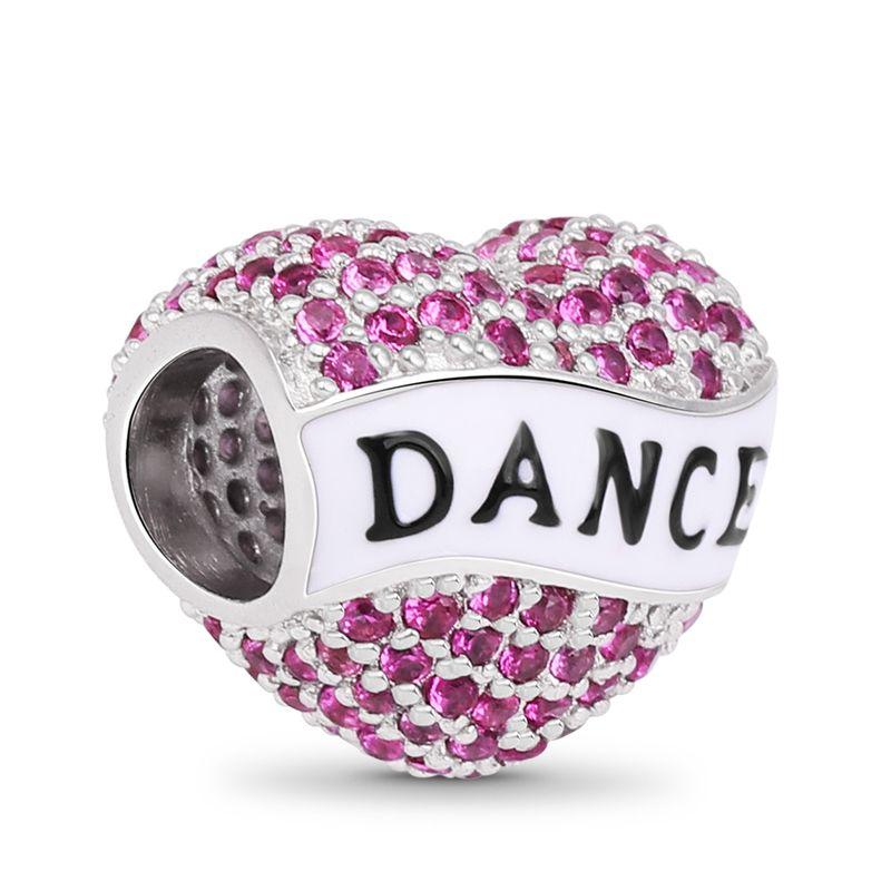 New Copper Charm Fit Original Bracelet Accessories Women Jewelry Youth Sports Series Ice Skates Rubik'S Cube Guitar