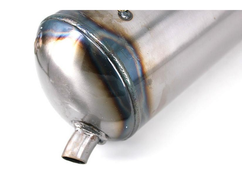 Taiwan V8JOG50JOG90 Street Racing Modified Exhaust Pipe – W004 Straight Row, 11 Sections