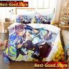 Anime Genshin Impact Keqing Girl Bedding Set Printed With Pillowcase Bed Duvet Cover Soft Single Double Queen Super King Size