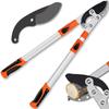 TongWey Branch Pruning Cuts Up To 55mm Diameter of Live SK5 High Carbon Steel High Branch Pruning Heavy Garden Pruning Gardening Hedge Trimming