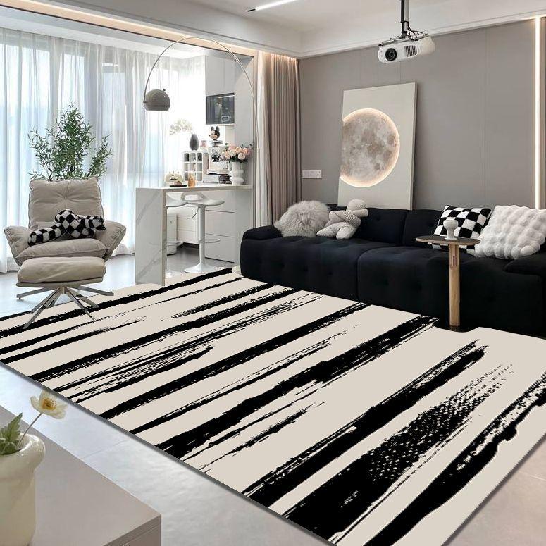 Nordic Modern Abstract Carpets for Living Room Home Floor Mat Study Large Area Rug Washable Bedroom Decor Minimalist Carpet