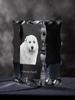 Pyrenean Mastiff, Mastín Del Pirineo - Crystal with a Picture of a Dog, Glass Statuette with a Picture, Unique Frame with a Picture from Art-Dog Brand
