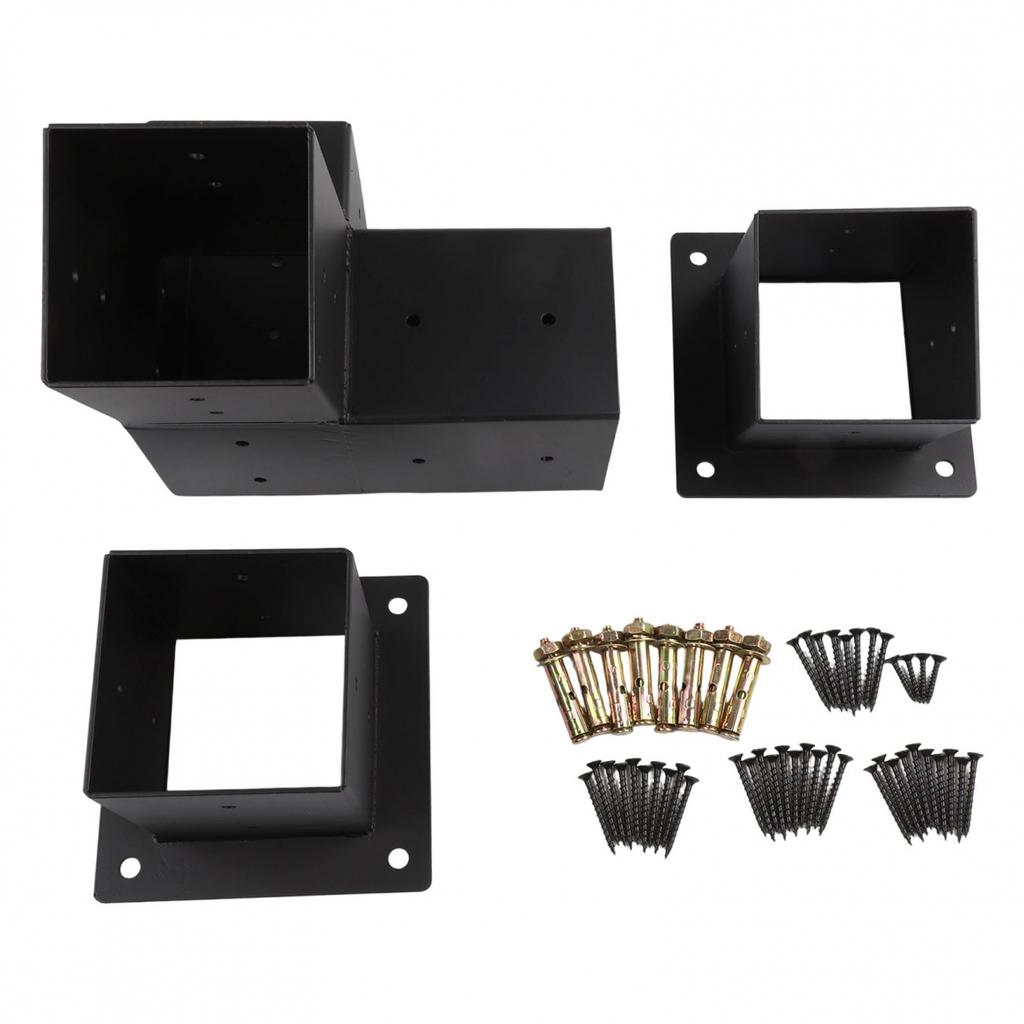 Wall Mounted Pergola Brackets For Slanted Roofs Hardware For 4x4 Posts