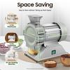 Grey Micro Plant Grinding Machine 30-120 Mesh, 200W 1400r/m Electric Grinding Tool for Restaurants, Supermarkets & Laboratories