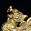 Keychain Pendant Creative Retro Copper Fengshui Statue Animal Key Charm for Home