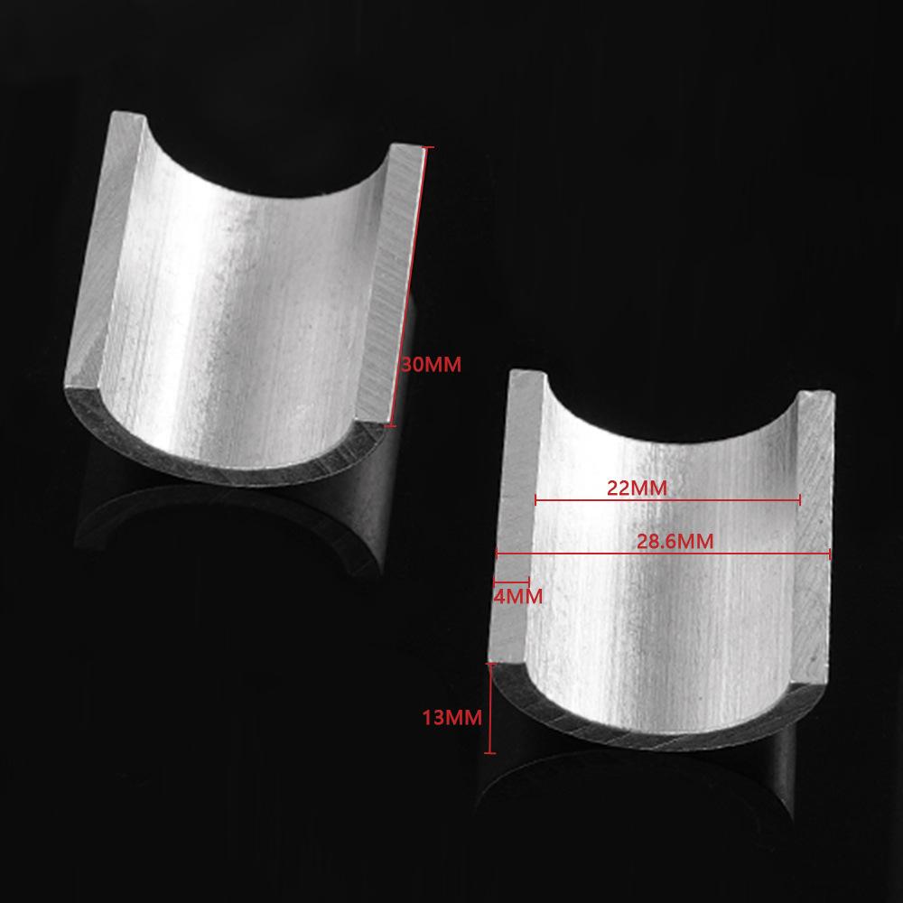 4PCS Universal 22mm Motorcycle Handlebar Spacers Clamp Conversion Shims For Bike Honda Yamaha Suzuki