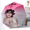 LISA, automatic folding umbrella, portable and foldable design, 8 ribs, a Christmas or birthday gift.