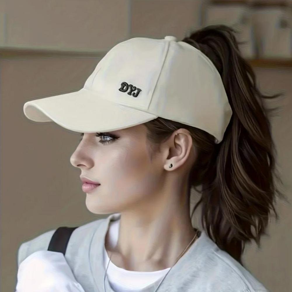 Letter Embroidery Baseball Cap Casual Outdoor Sunshade Cap New Slimming Face Sun Hat