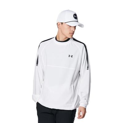 UA SW Pullover Jacket White Black MD [Under Armour] / /