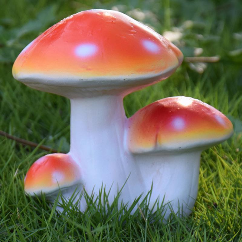 Cartoon Simulatie Grote Paddenstoel Decoratie Buiten Tuin Patio Landschap Ornament