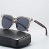 Trendy Retro Wood Grain Sunglasses For Women And Men New Square Frame Sun Glasses Uv Protection Cycling Eyewear Outdoor Street