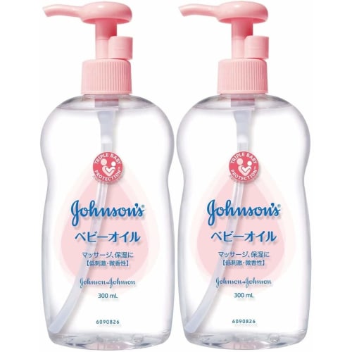 [Bulk Purchase] Johnson's Baby Oil, Lightly Scented, 300mL x 2 Sets
