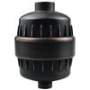 Brushed Black Bronze Adjustable Shower Head with Chlorine-Removing Purifier