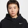 Nike Women's Phoenix Fleece Oversized Cropped Henley Hoodie