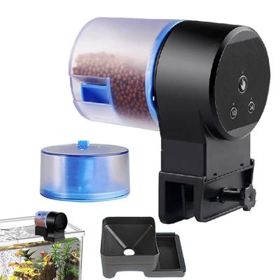 Fish Automatic Feeder Adjustable Precision Food Dispenser with Timer Aquarium Auto Feeder for Home Dorm Office Apartment Bedroom
