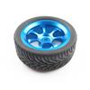 4PCS Rim and Tires with Adapter for WLtoys 1/14 144001 RC Car Parts Aluminium Alloy Wheels Upgrade