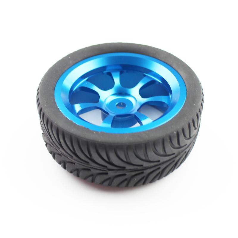 4PCS Rim and Tires with Adapter for WLtoys 1/14 144001 RC Car Parts Aluminium Alloy Wheels Upgrade