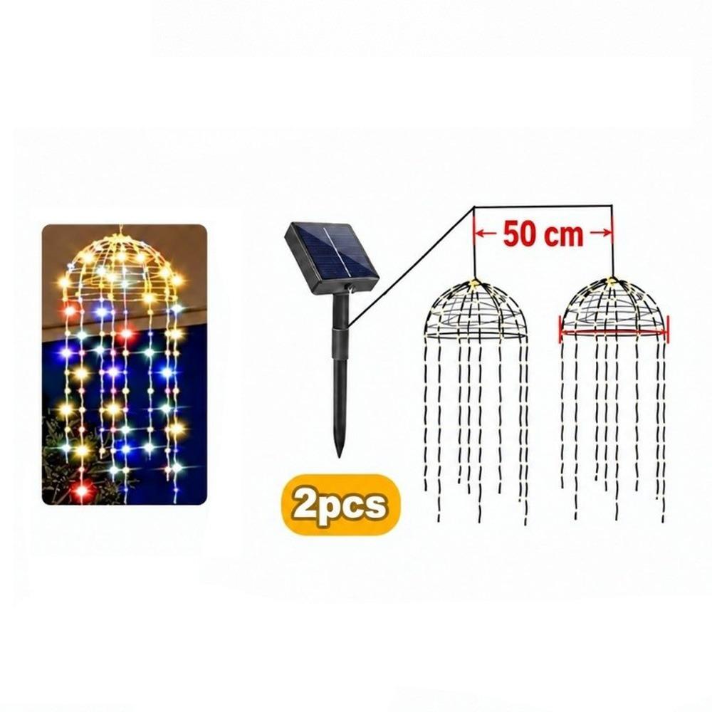 2/4 Jellyfish Solar Jellyfish Lights Waterproof String Lights Creative Fairy Lights Wedding Decor