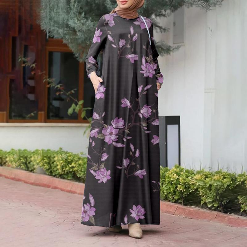 

Мусульманская женская одежда, повседневный свободный стиль, подходит для Рамадана, дизайн с длинным рукавом, подходит для путешествий и ежедневной молитвенной одежды 5XL чёрный