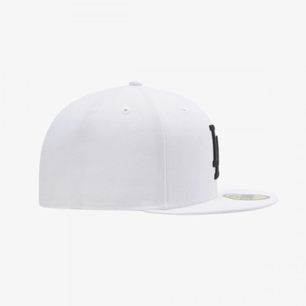 New Era La Dodgers Basic Fitted Cap Optic White