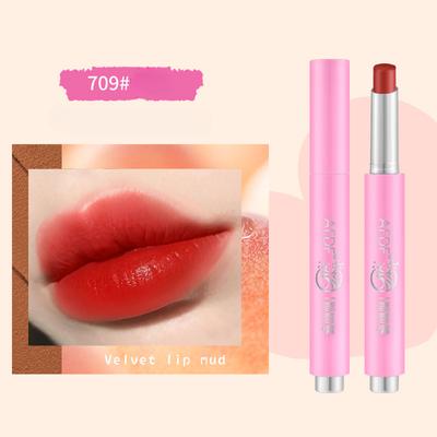 Rossetto a pressione, idratante, di lunga durata, non facile da sbiadire, penna rossetto color velluto, rossetto a spillo da donna