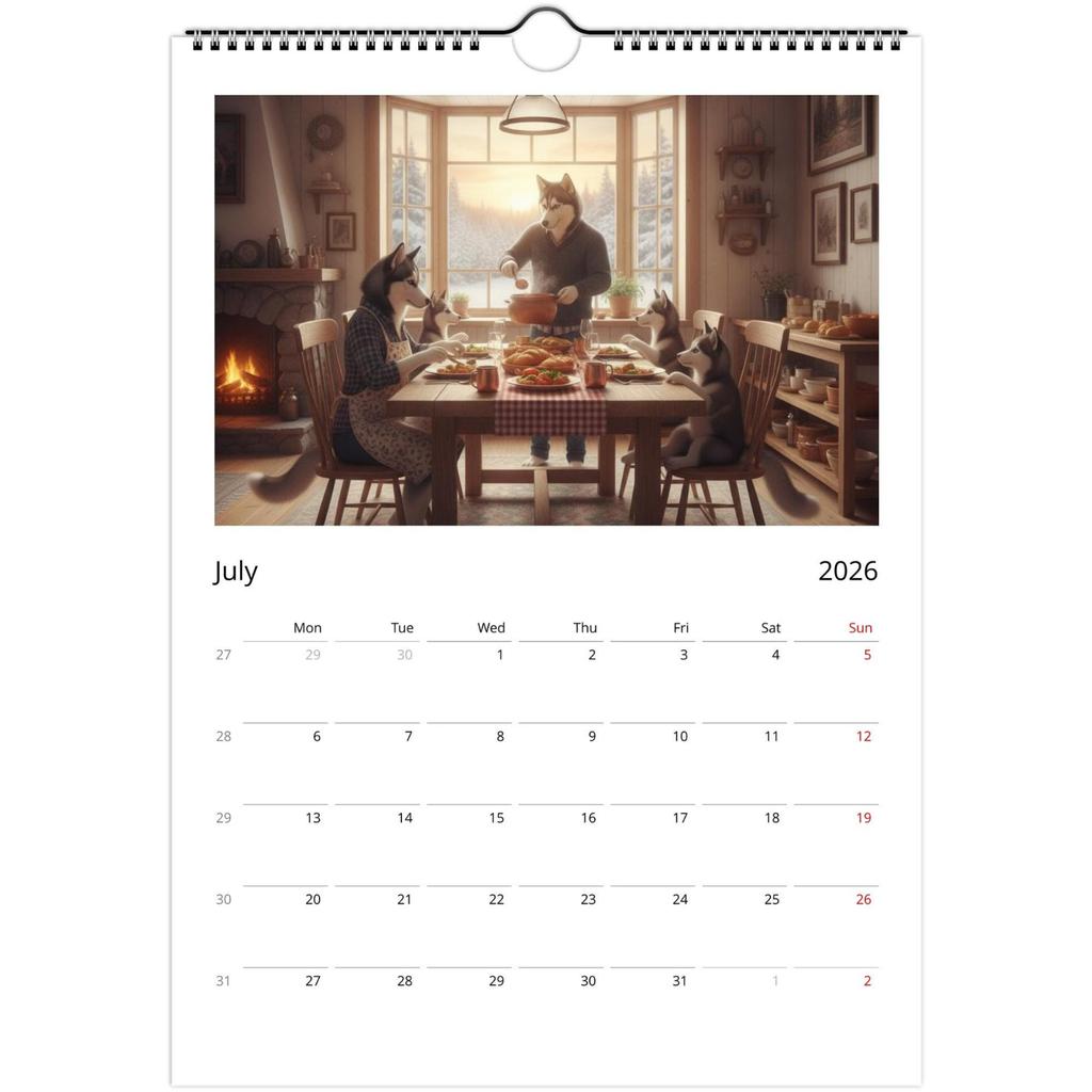 Wandkalender 2026, Kalender mit lustigem Thema, Lustiges Chat-Geschenk, Perfekte Wahl für den Heimgebrauch.