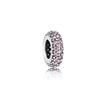 Sparkling and Polished Lines Spacer Charm Bead for Women Fit European Original Silver Bracelet DIY Fine Jewelry Gift
