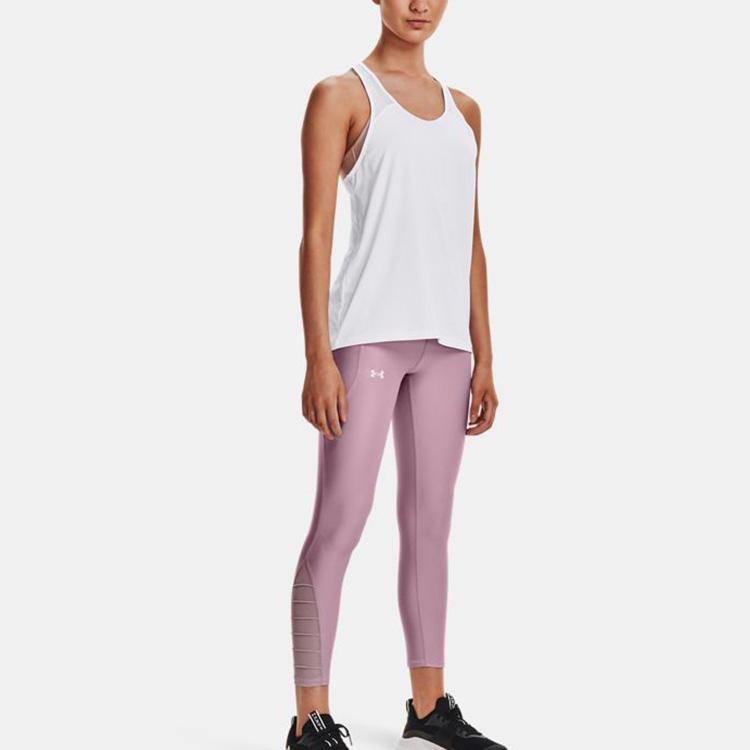 Under Armour HeatGear® Sports Three-Quarter Tights Women bottoms Violet 1365758-698