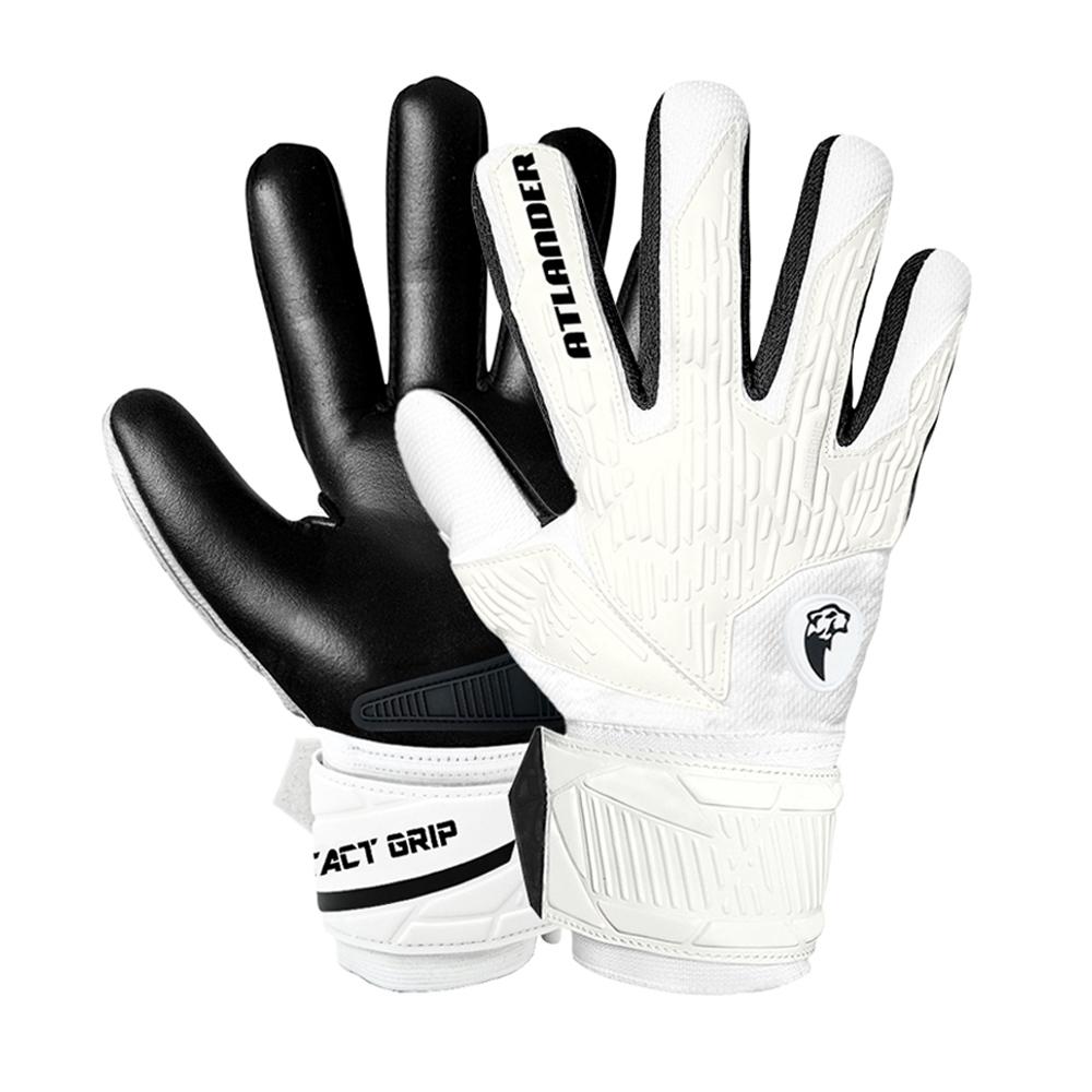 Goalkeeper Gloves Latex Football Wrist Strap Kids Adults Anti-Slip Protection Soccer Strong Grip Match Training Goalie Glove