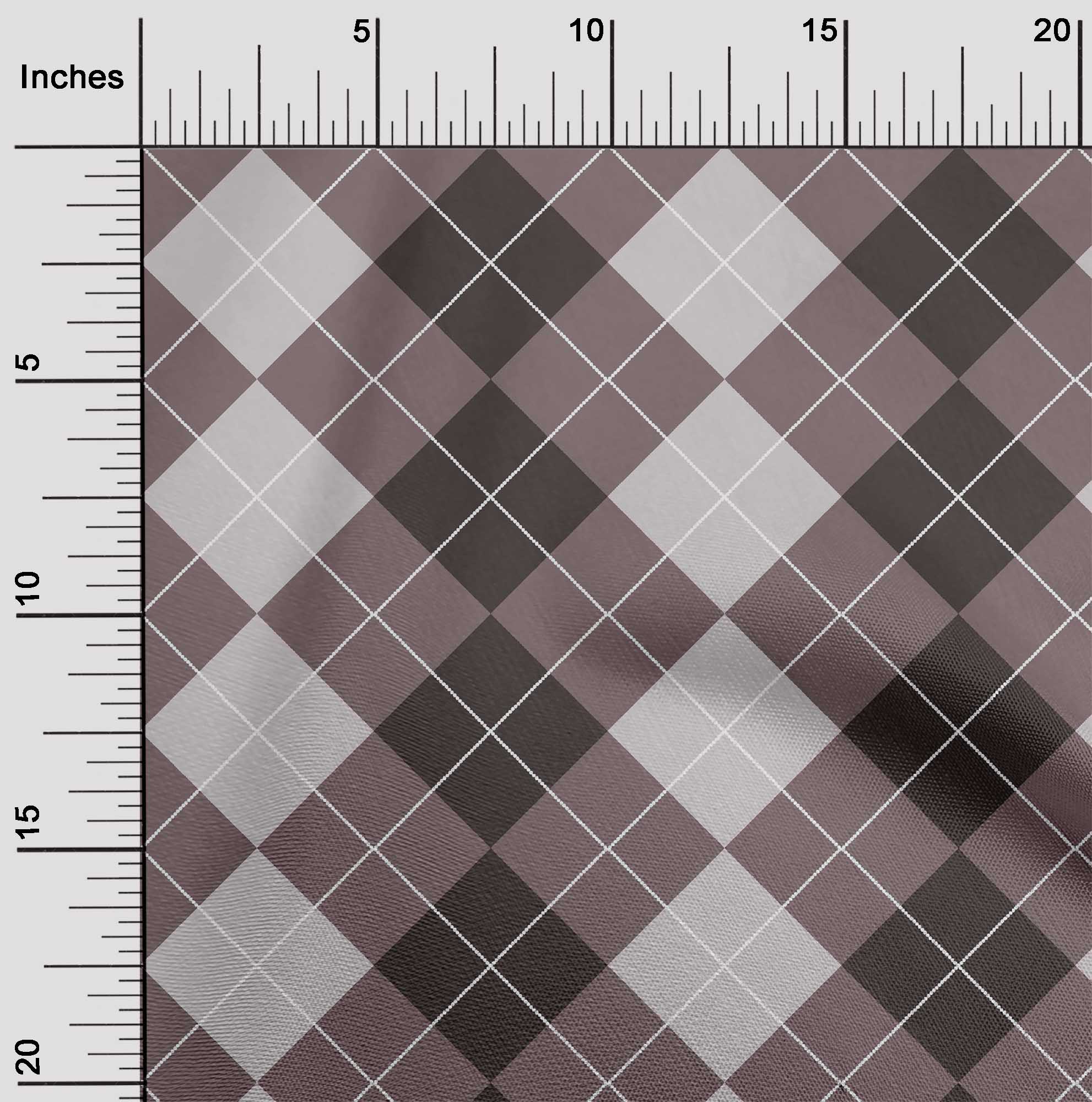 

oneOone Яскраво-червона тканина Cotton Flex Argyle Check для пошиття тканини для рукоділля з принтом у дворі 40 дюймів 42 Inch Wide - Viscose Chiffon коричневий
