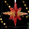 Creative Christmas Tree Snowflake Star Shaped Pendant Holiday Decoration Props For Festive Scene Setting