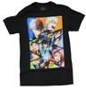 My Hero Academia Mens T-shirt Deku Power Punch Over Character Collage