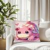 MINISO Pokemon Slowpoke Cute Pillow Case Fashion Square Pillowcase Bedroom Sofa Room Ins Decoration Leisure Cushion Cover