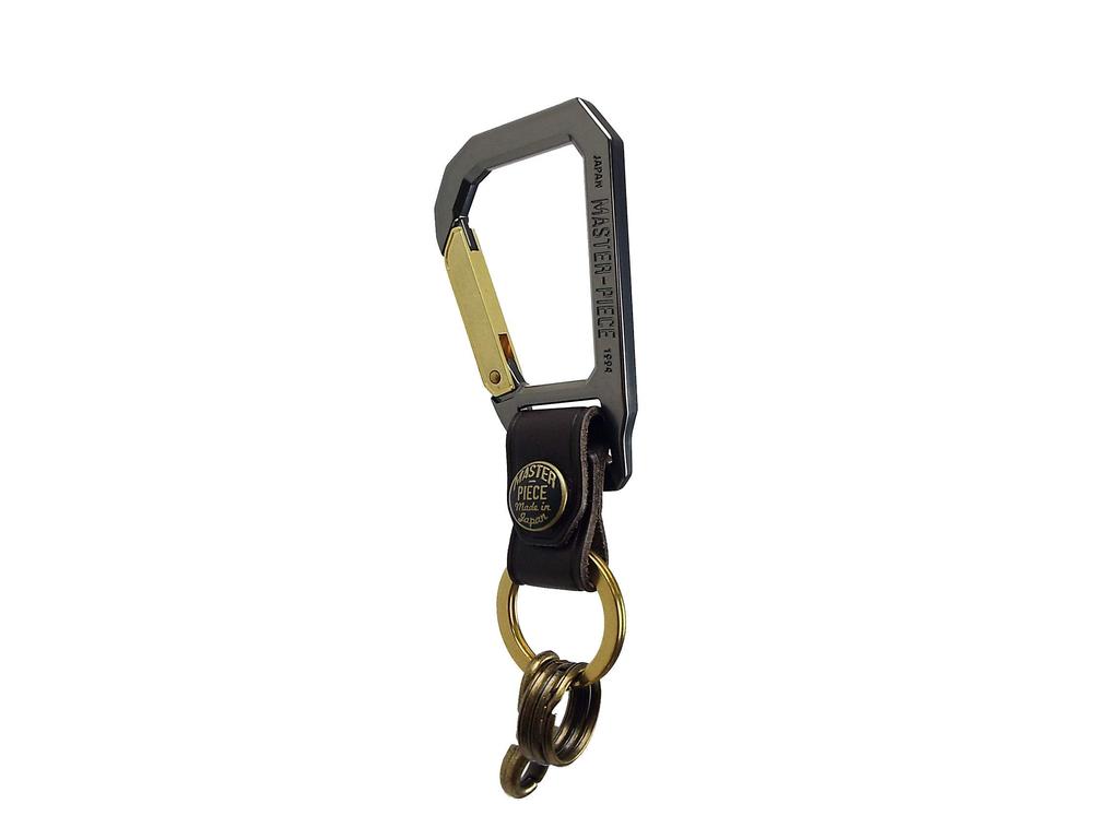 CARABINER Keychain for One Size [MASTERPIECE] Men, Chocolate,