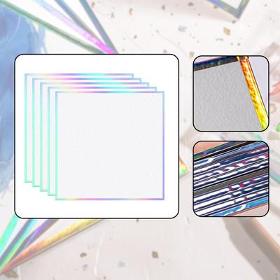 5 Stück japanische Shikishi-Tafeln Quadratisches Washi-Papier für Meet and Greets