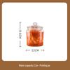 Glass Food-Grade Kimchi Jar for Pickling, Sauerkraut, and Vegetables - Wide-Mouth, Thickened Glass, Sealed for Home Use