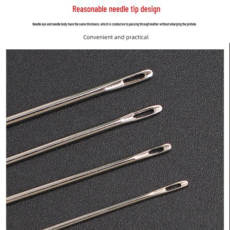 5-Piece French Leather Hand Sewing Needle Set for DIY Handmade Leather Goods