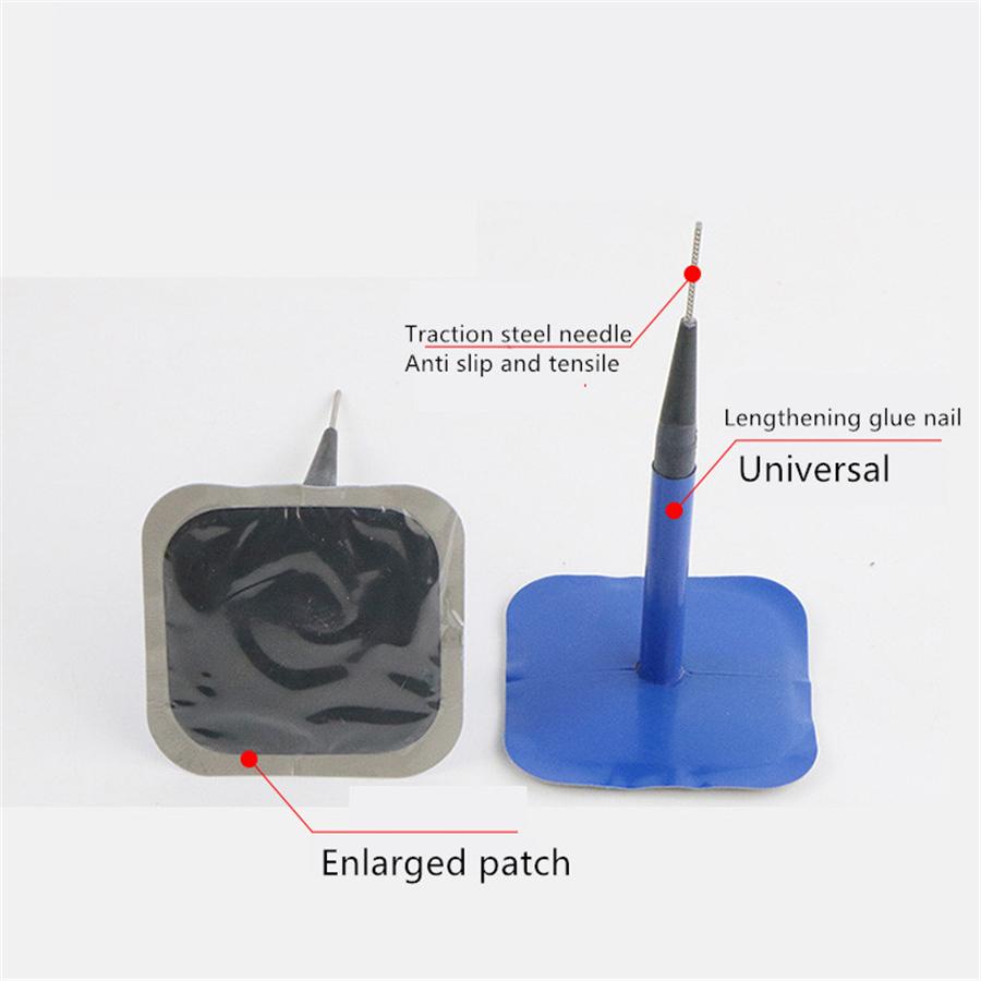 5PCS Tyre Plug Patch Auto Car Tire Puncture Repair Kit Wired Mushroom 88mm 12mm