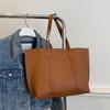 Fashion Splicing Portable Shoulder Bag Women's Autumn and Winter New Simple Solid Color Underarm Bag Versatile Tote Bag