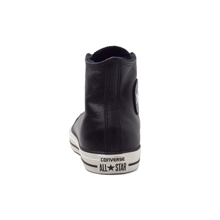 Converse Chuck Taylor All Star 'Black Leather Fur' 154134C