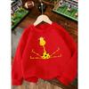 European sizes Kids' Hoodies, Tops for Kids, Quirky, Sporty Style, Stylish Kids. Kids' Round-Neck Hoodies with Cute And Quirky Giraffe Prints