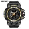 Sanda Korean Style Multi-Functional Luminous Sport Wristwatch for Couples