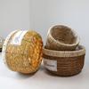 Imitation Rattan Flower Basket, Green Ivy Flower Pot, Living Room Container, Storage Basin, Green Plant Gardening Utensil, Flower Basket