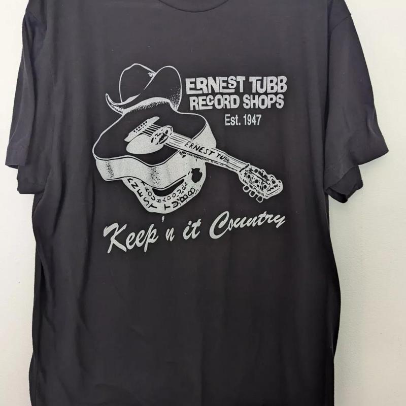 

Ernest Tubb Record Shops Keep N It Country T Shirt Full Size 5XL різнокольоровий