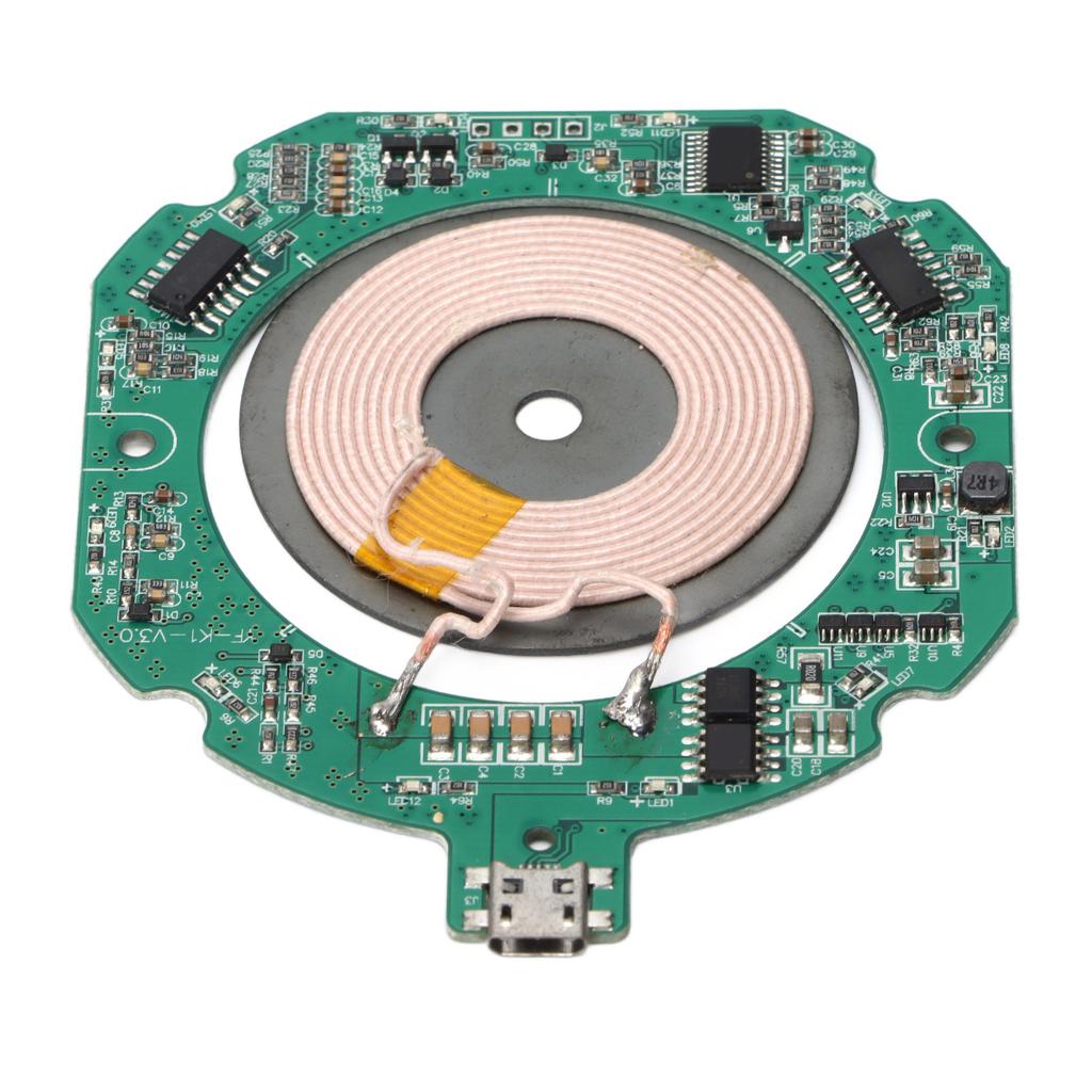 K1 Qi Беспроводное зарядное устройство Модуль Micro USB PCBA и Модуль передатчика катушки 9В‑1.67А