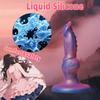 Super Soft Liquid Silicone Anal Plug, Lifelike Realistic Butt Plug Prostate Stimulator, Easy Clean Adult Sex Toys for Men & Women