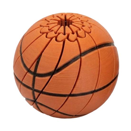 Stress Relief Toy Relief Design Rotate Portable 3D Printed Anxiety Twist And Interactive Basketball