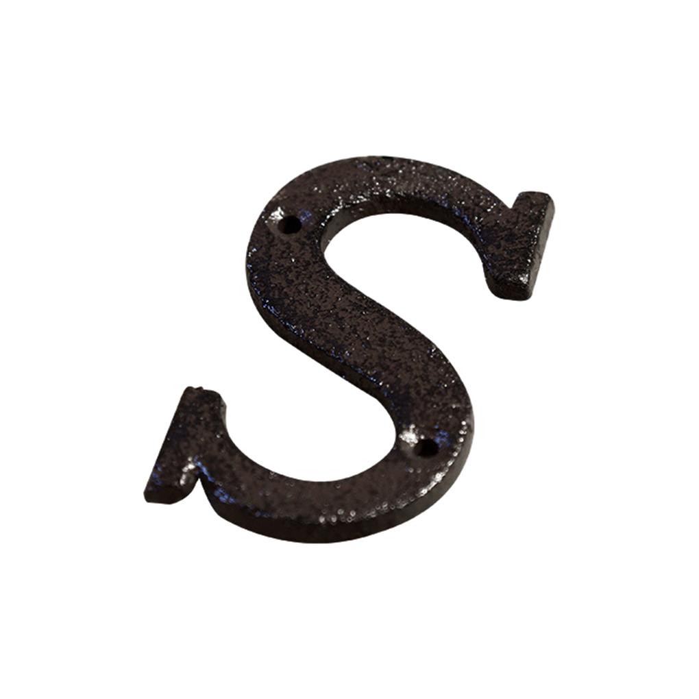 Metal House Number Plaque Durable And Rustproof Door Decoration Metal Letters House Numbers